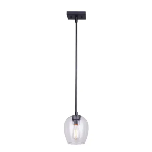 CAIN Pendant Light, 120 V, 100 W, 1-Lamp, Type A Lamp, Metal Fixture, Black Fixture CAIN Pendant Light, 120 V, 100 W, 1-Lamp, Type A Lamp, Metal Fixture, Black Fixture
