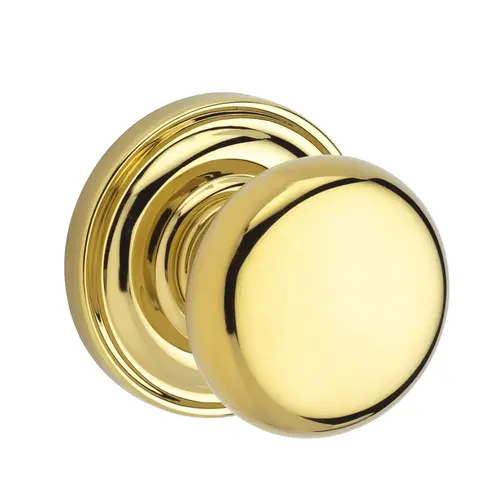 Half Dummy Round Knob and Traditional Round Rose Lifetime Brass Finish Half Dummy Round Knob and Traditional Round Rose Lifetime Brass Finish