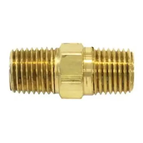 88.401 Hexagonal Hose Nipple, 1/4 in, MNPT, Brass 88.401 Hexagonal Hose Nipple, 1/4 in, MNPT, Brass