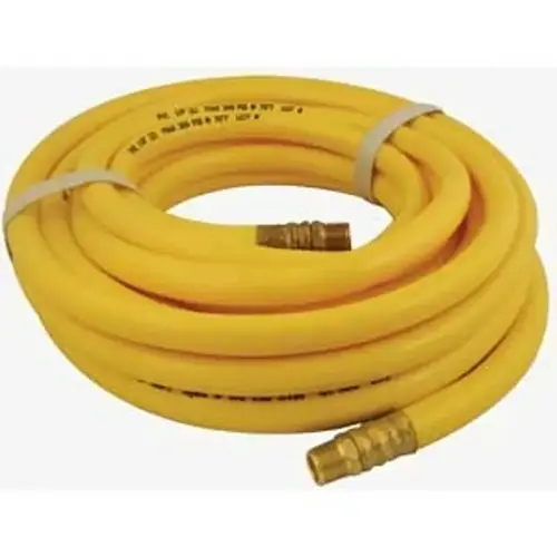 88.911 Air Compressor Hose, 1/4 in ID, 25 ft L, MNPT, PVC