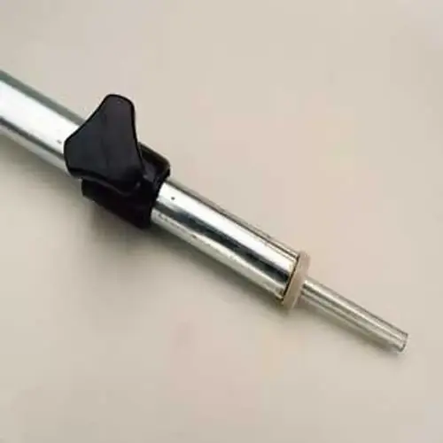 Tent Extension Pole, Adjustable, Steel, Chrome-Plated