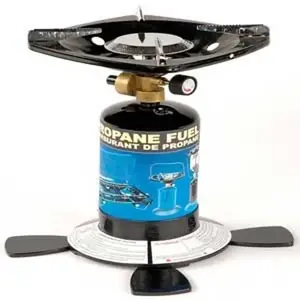 WORLD FAMOUS 2810 Single Burner Stove, 1-Burner, Propane, 10,000 Btu/hr, Steel Enamel-Coated