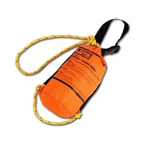 Rescue Throw Bag, 50 ft L Line Orange Rescue Throw Bag, 50 ft L Line Orange