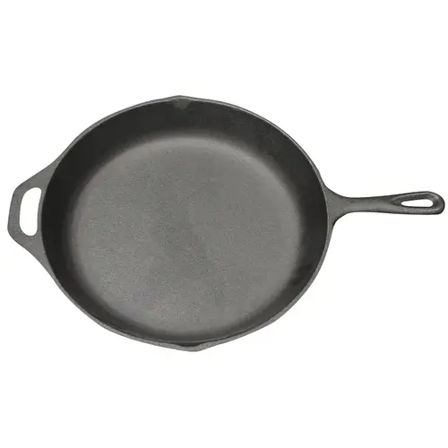 Base Camp Skillet, 14-1/2 in Dia, Cast Iron