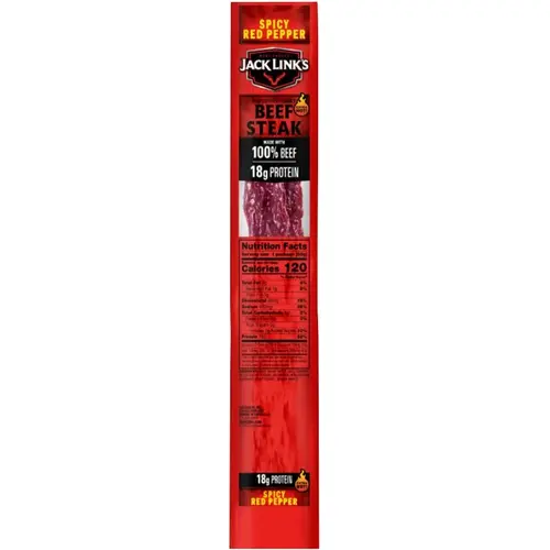 Jack Links 2 Oz. Spicy Red Pepper Beef Steak Jerky Jack Links 2 Oz. Spicy Red Pepper Beef Steak Jerky