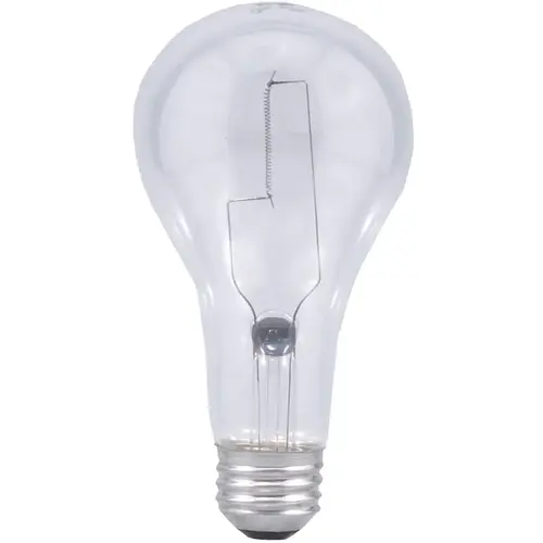 Incandescent Lamp, 200 W, A21 Lamp, Medium Lamp Base, 3880 Lumens, 2850 K Color Temp, 750 hr Average Life
