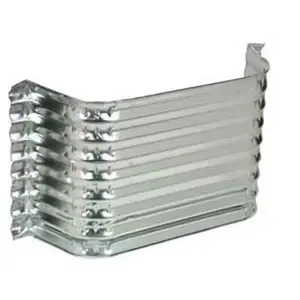 CONQUEST STEEL 492222 Window Well, 49 in L, 22 in W, 22 in H, Steel, Gray, Galvanized