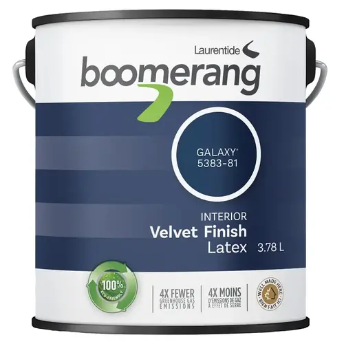 5383 Series Interior Paint, Eggshell Sheen, Galaxy, 1 gal, 430 sq-ft Coverage Area