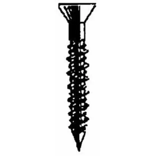 Buildex Concrete Screw Anchor, 3/16 in Dia, 2-3/4 in L, Stainless Steel, Climaseal, 100/BX Blue - pack of 100 Buildex Concrete Screw Anchor, 3/16 in Dia, 2-3/4 in L, Stainless Steel, Climaseal, 100/BX Blue - pack of 100