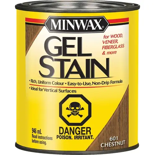 Gel Stain, Chestnut, Liquid, 946 mL Gel Stain, Chestnut, Liquid, 946 mL