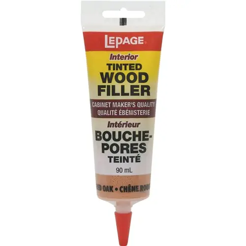 Wood Filler, Paste, Red Oak, 90 mL Tube