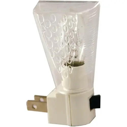 Night Light with On/Off Switch, 4 W, Incandescent Lamp