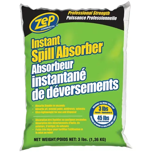 Spill Absorbent, 3 lb, Solid Spill Absorbent, 3 lb, Solid