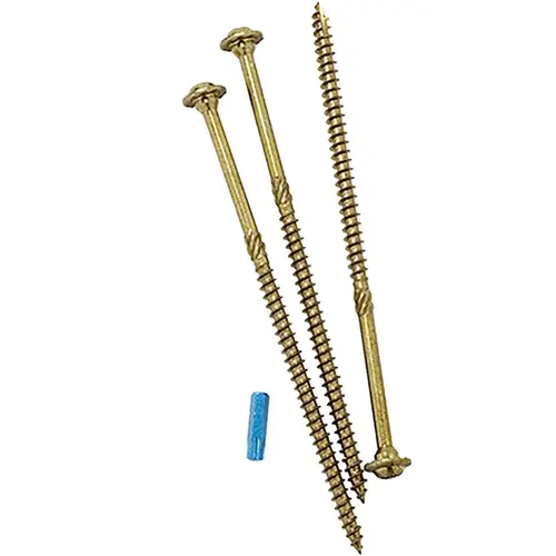 RSS Structural Screw, 3/8 in Thread, 16 in L, W-Cut Thread, Washer Head, Recessed Star Drive, Steel Climatek - pack of 100