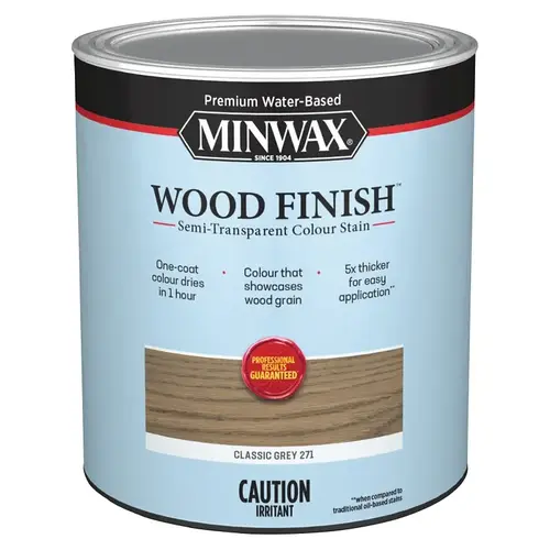 STAIN WD SEMI/TRN GRAY 271 QT STAIN WD SEMI/TRN GRAY 271 QT