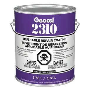 GEOCEL GC65310-XCP4 2310 Series Repair Coating, Liquid, Crystal Clear, 1 gal, Can - pack of 4