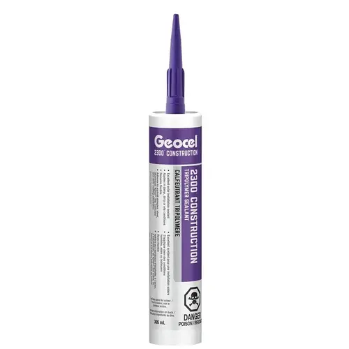 2300 Series Construction Tripolymer Sealant, Brown, 10.3 oz Cartridge