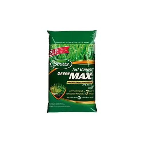 Green Max 30405 Lawn Food, 5.7 kg Bag, Granular, 27-0-2 N-P-K Ratio Gray Green Max 30405 Lawn Food, 5.7 kg Bag, Granular, 27-0-2 N-P-K Ratio Gray