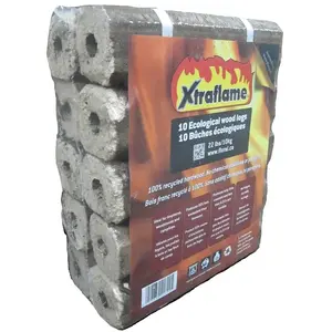 XTRAFLAME 41722 Ecological Wood Log, 10
