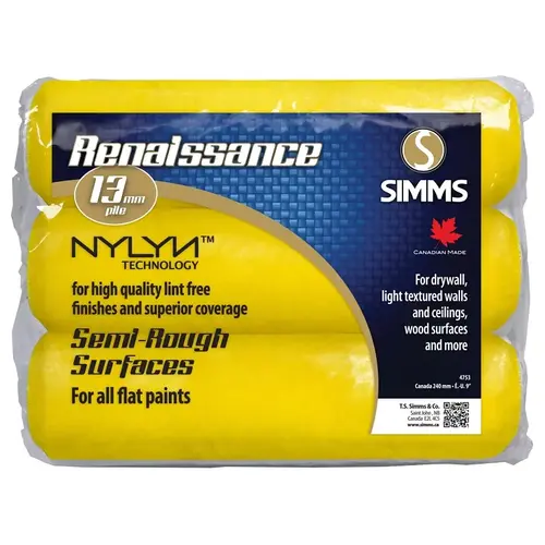 Roller Cover, 13 mm Thick Nap, 240 mm L - pack of 3 Roller Cover, 13 mm Thick Nap, 240 mm L - pack of 3
