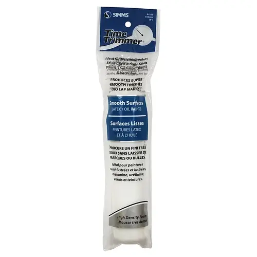 Mini Roller Refill, 7/16 in Thick Nap, 6 in L, Foam Cover Mini Roller Refill, 7/16 in Thick Nap, 6 in L, Foam Cover