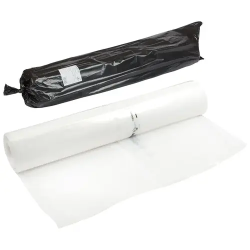 Polyfilm, 167 ft L, 10 ft W, 6 mil Thick, Polyethylene, Clear