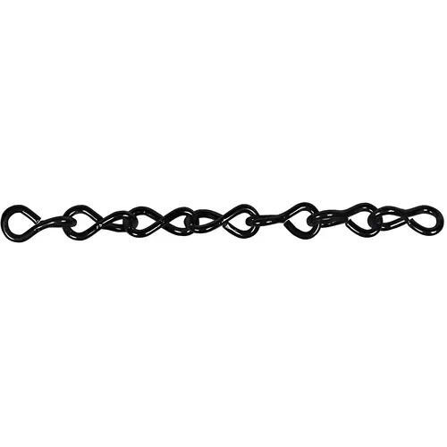 Jack Chain, #14, Steel, 16 lb Working Load Black Jack Chain, #14, Steel, 16 lb Working Load Black