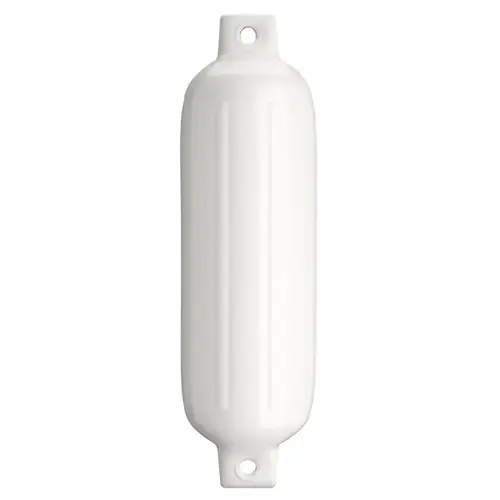 BOAT FENDER PVC WHT 6-1/2X22IN BOAT FENDER PVC WHT 6-1/2X22IN