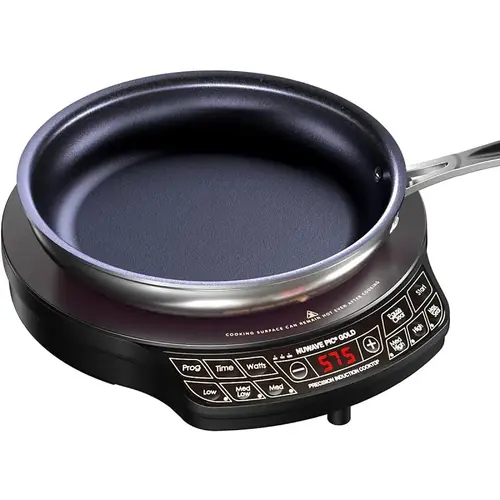 Induction Cooktop with Ceramic Fry Pan, 1300 W, Ceramic, Black Induction Cooktop with Ceramic Fry Pan, 1300 W, Ceramic, Black