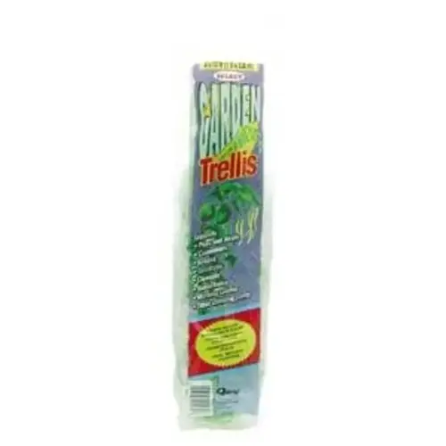 Garden Trellis Net, 12 ft OAL, 6 ft OAW, Polypropylene, Green Garden Trellis Net, 12 ft OAL, 6 ft OAW, Polypropylene, Green