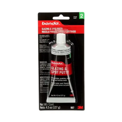 Glazing and Spot Putty 4.5 oz Red