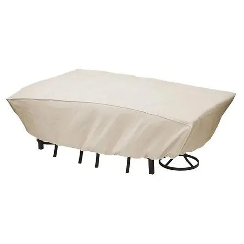 Furniture Cover, 8.66 in L, 12.8 in W, 15.95 in H, Elastic, Taupe