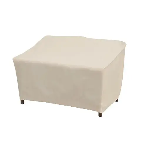 Loveseat Cover, 5.12 in L, 9.33 in W, 15.35 in H, Taupe