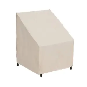 MR BAR BQ 07834BBGD Patio Chair Cover, 33 in L, 33 in W, 28 in H, Polyester, Taupe
