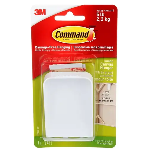 Canvas Picture Hanger Command Plastic Coated White 5 lb Plastic Coated Canvas Picture Hanger Command Plastic Coated White 5 lb Plastic Coated