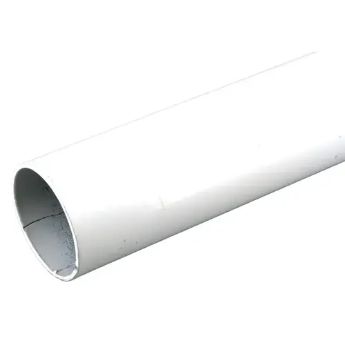 Closet Rod Closet pro 96" L X 1-5/16" D Steel White Closet Rod Closet pro 96" L X 1-5/16" D Steel White