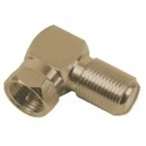 C Coaxial Connector, Male x Female Connector, Right Angle Orientation, Gold C Coaxial Connector, Male x Female Connector, Right Angle Orientation, Gold