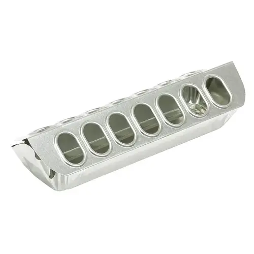 Slide Top Feeder For Poultry Gray - pack of 12 Slide Top Feeder For Poultry Gray - pack of 12