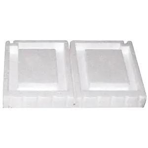 Construction Metals DVBP Vent Block Foam Plug, Foam, For: Lawrence, Vent-Air, Norwesco Vents, 1/PR White