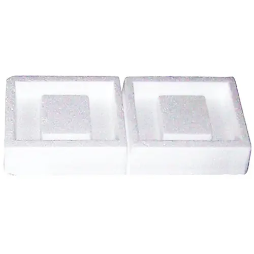 DVBPSM Vent Block Foam Plug, Foam, For: Lawrence, Vent-Air, Norwesco Vents, 1/PR White