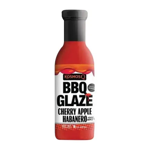 BBQ GLAZE KOS-CAH-BBQ-GLAZE-15X1 BBQ Sauce, Cherry Apple Habanero, 16 oz Bottle BBQ GLAZE KOS-CAH-BBQ-GLAZE-15X1 BBQ Sauce, Cherry Apple Habanero, 16 oz Bottle