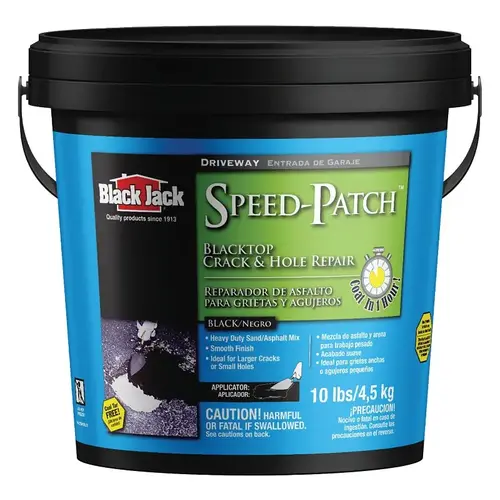 Driveway Sealer Speed-Patch Matte Black Water-Based Latex 10 lb Black