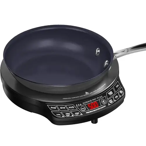 PIC Flex Precision Induction Cooktop, 9 in Cooktop, 1300 W, Black, 10-1/4 in OAW, 2-1/4 in OAH PIC Flex Precision Induction Cooktop, 9 in Cooktop, 1300 W, Black, 10-1/4 in OAW, 2-1/4 in OAH