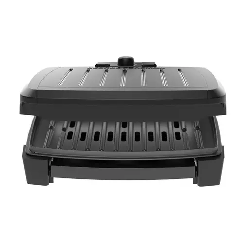 Indoor Grill Submersible Black Plastic Nonstick Surface 75" Black