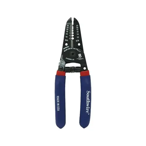 Wire Stripper 10-20 Solid and 12-22 Stranded AWG Blue Wire Stripper 10-20 Solid and 12-22 Stranded AWG Blue
