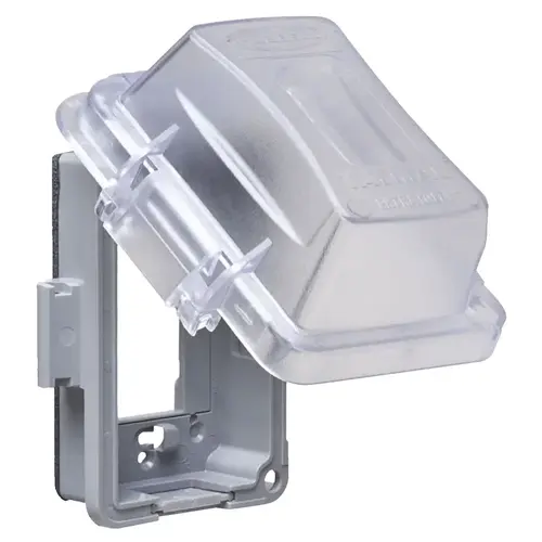 MM420C Weatherproof In-Use Cover, 2-3/4 in L, 4-1/2 in W, Thermoplastic, Clear MM420C Weatherproof In-Use Cover, 2-3/4 in L, 4-1/2 in W, Thermoplastic, Clear