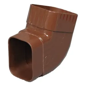Euramax M1628 Elbow, Vinyl Brown