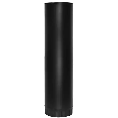 Stove Pipe, 6 in Dia, 48 in L, Steel, Black - pack of 5 Stove Pipe, 6 in Dia, 48 in L, Steel, Black - pack of 5