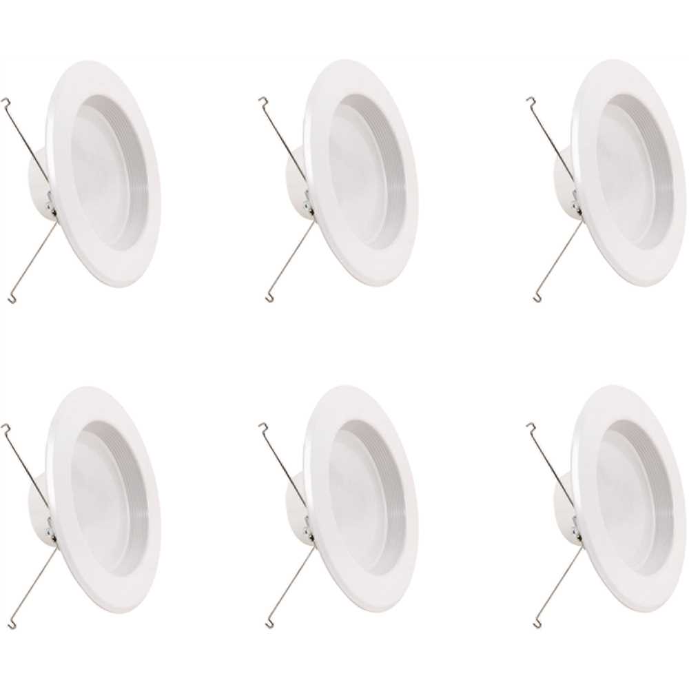 Feit Electric LEDR56B927CAMP6 6 Recessed Downlight, 75 W, 120 V, LED Lamp, Aluminum, White - pack of 6
