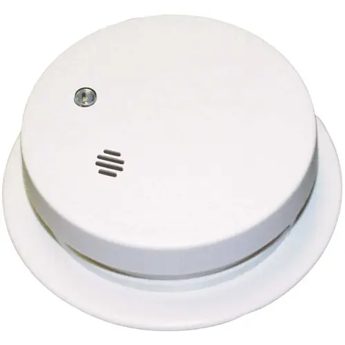Battery Operated Ionization Smoke Alarm White Battery Operated Ionization Smoke Alarm White